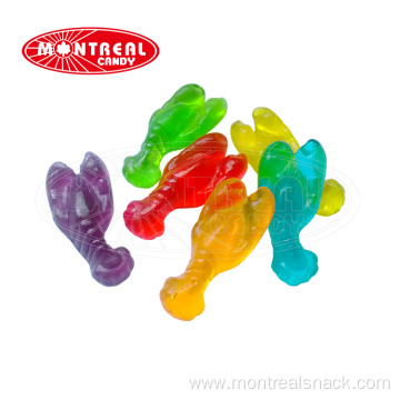 wholesale lobster shape gummy candies sweet flavor